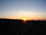 Sonnenaufgang bei Rabanal del Camino